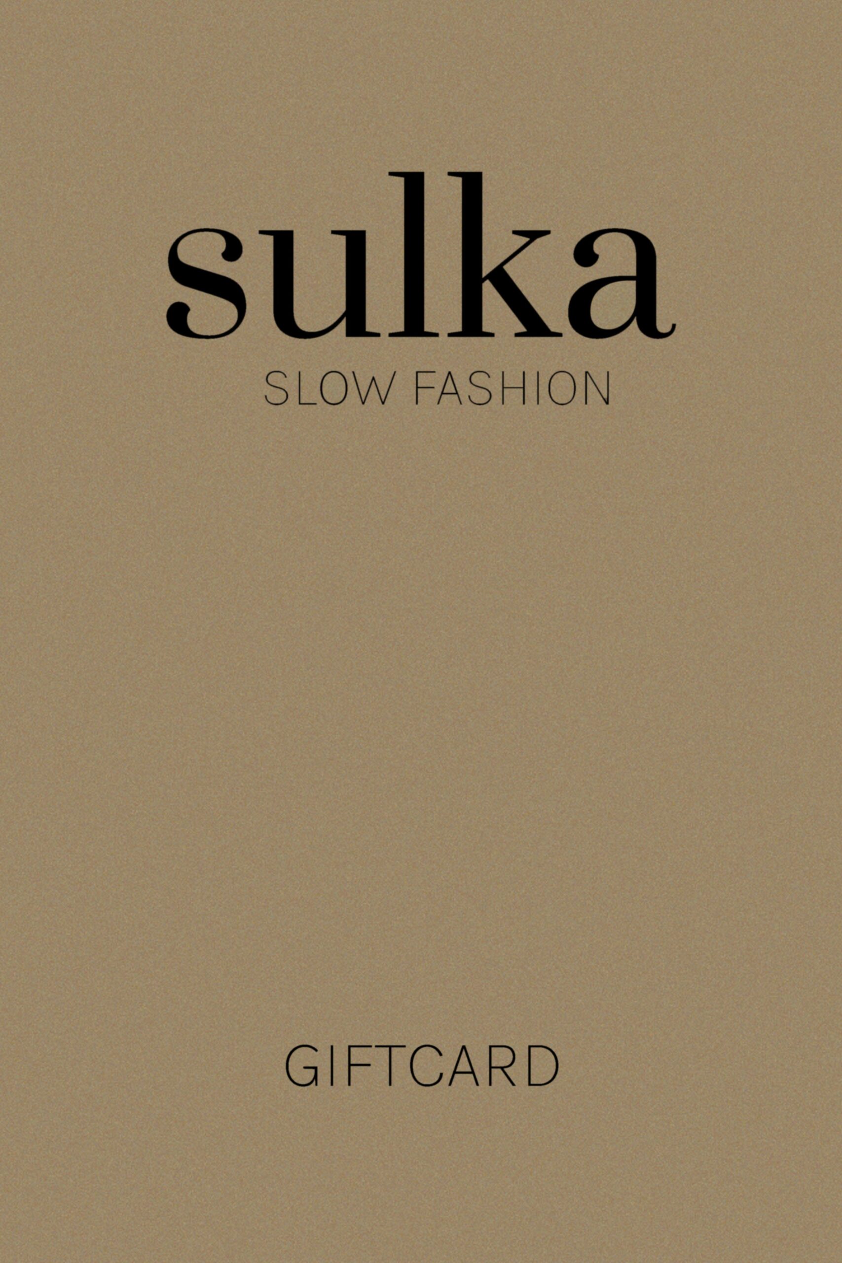 Giftcard sulka studio clothing