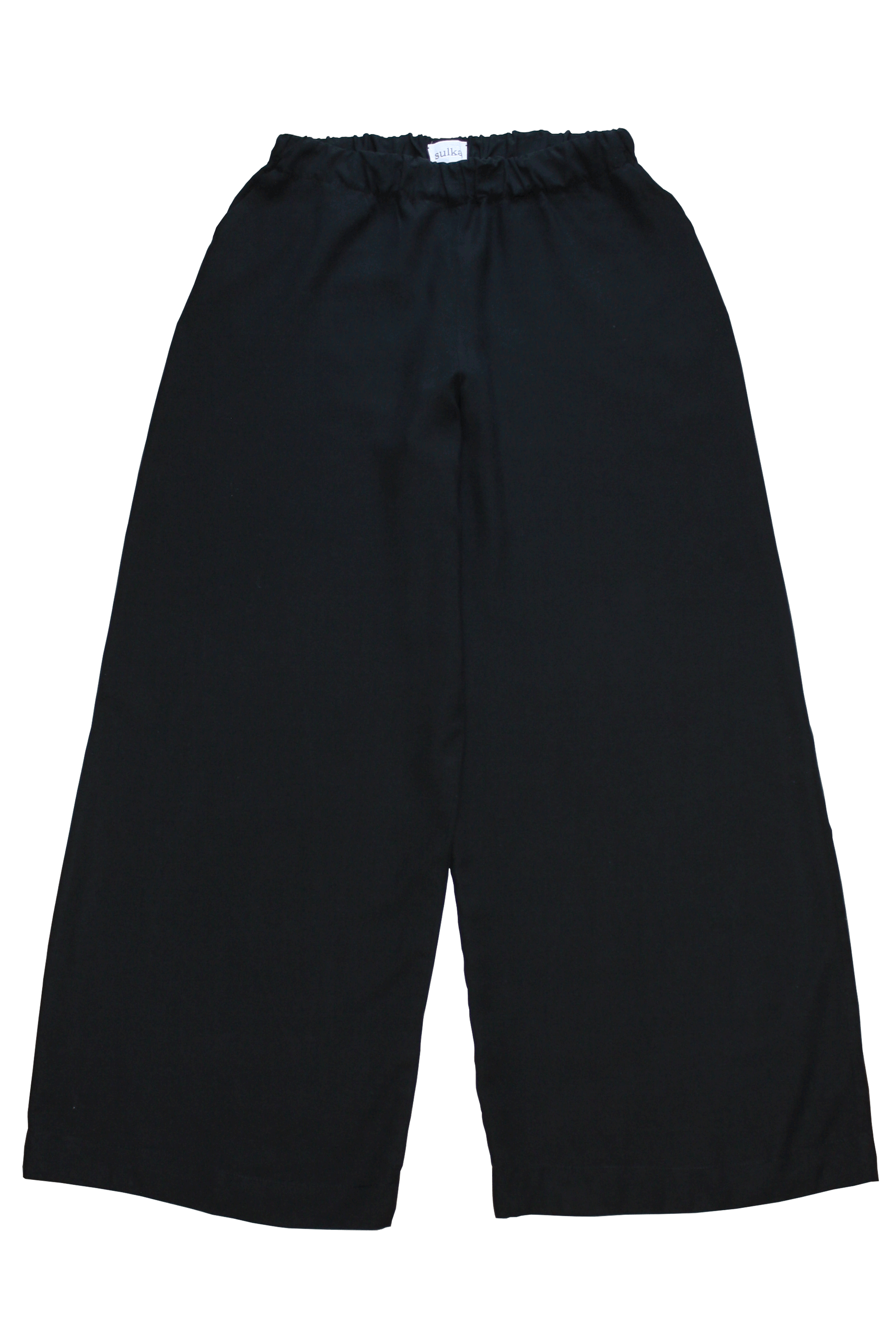 TENCEL PANTS BLACK - Image 4