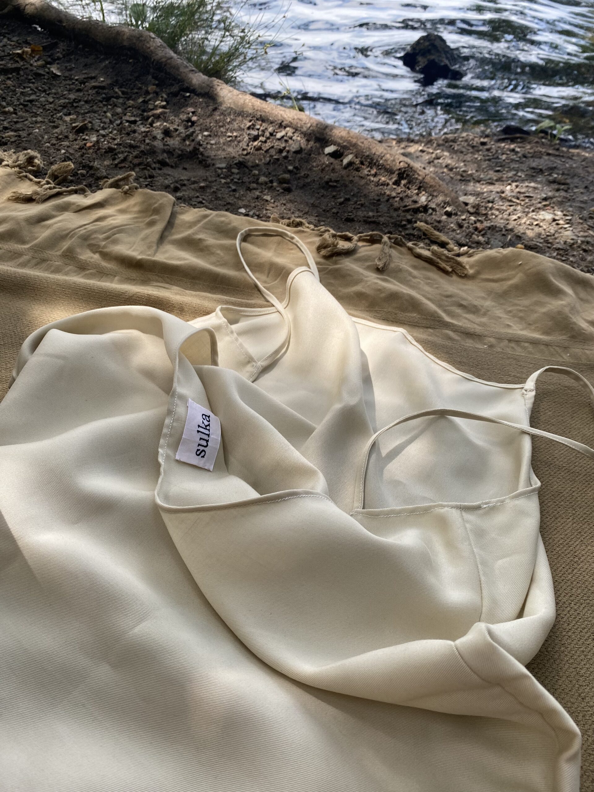 Short Little Summer Tencel Dress Sulka Studio