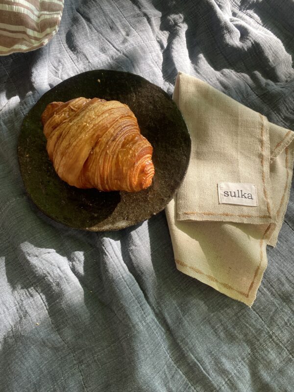 LINEN NAPKINS MUSTARD – SET OF 4