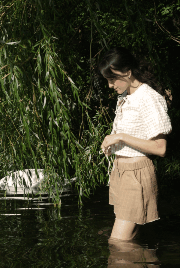 sulka studio Muslin Shorts Light Beige Limited Edition